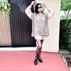 Alexander Wang Chainmail Knit Top in Size Small